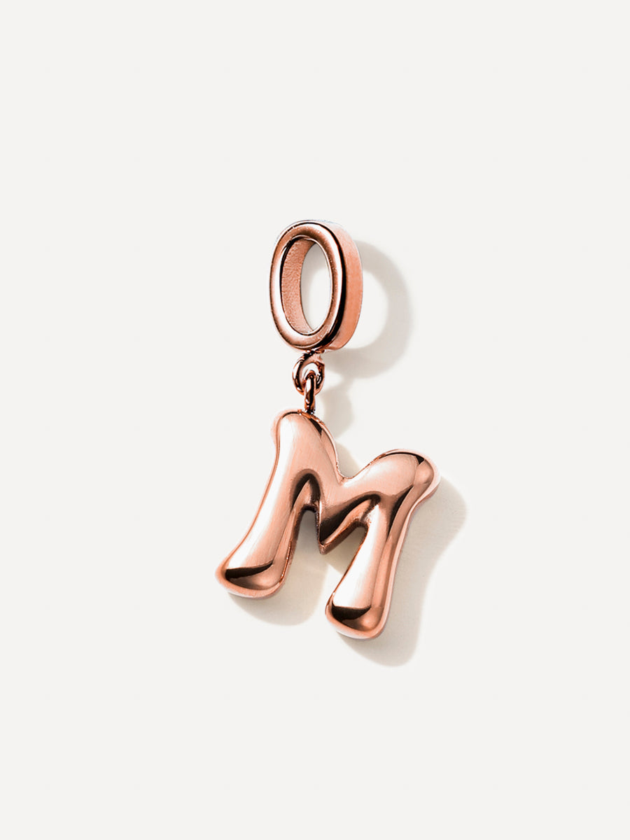 Puffy Letter Ketten-Charms