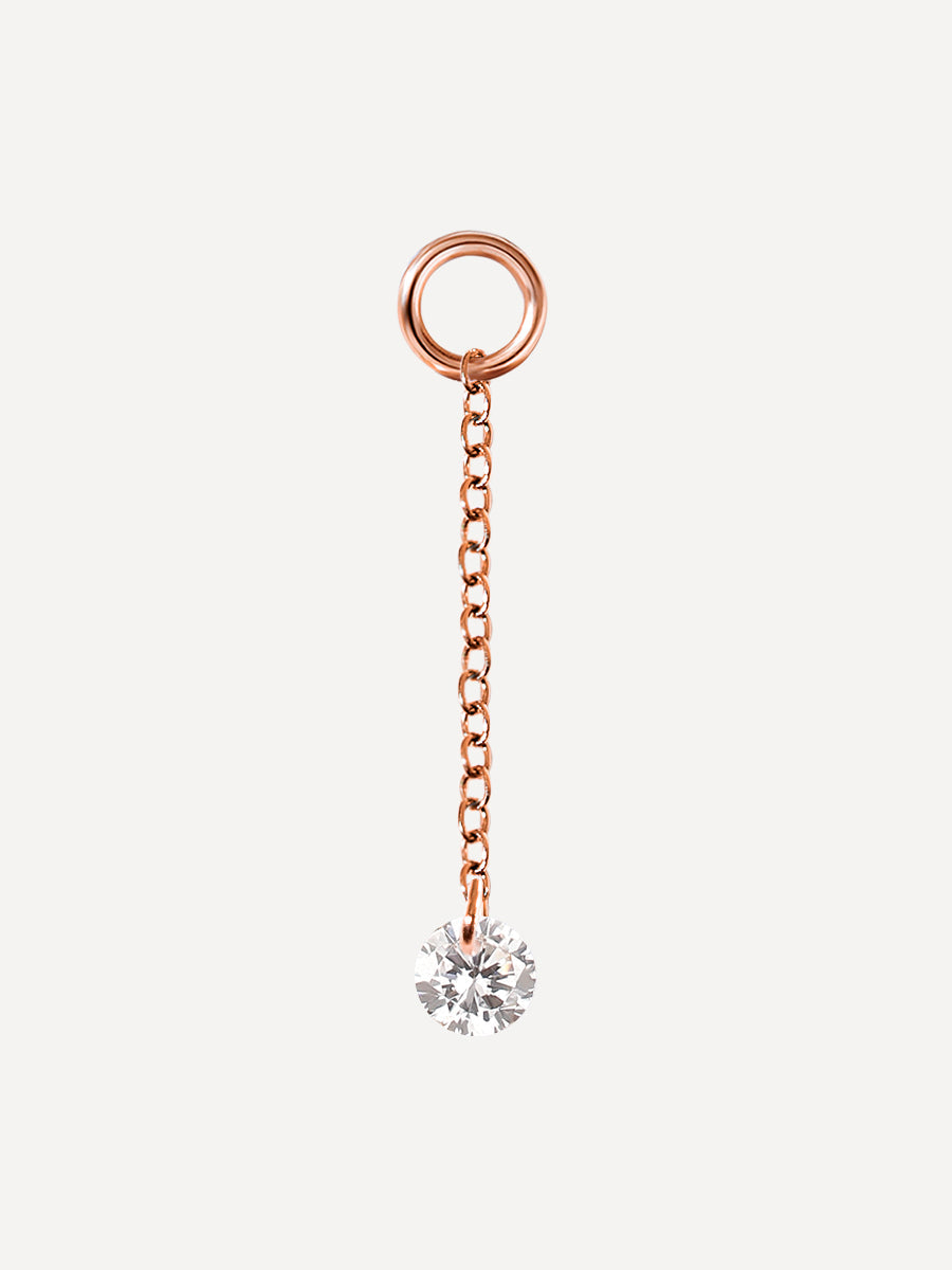 22x3,5mm Radiant Drop Ohrring-Charm