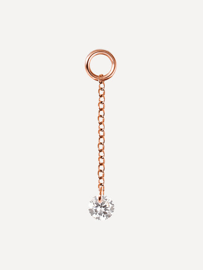 22x3,5mm Radiant Drop Ohrring-Charm