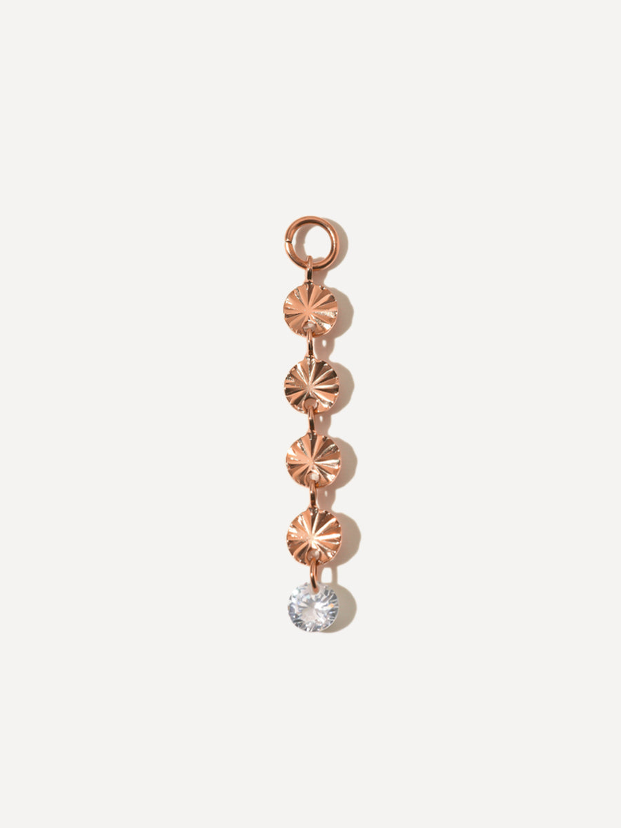 34x5mm Twinkling Glow Ohrring-Charm