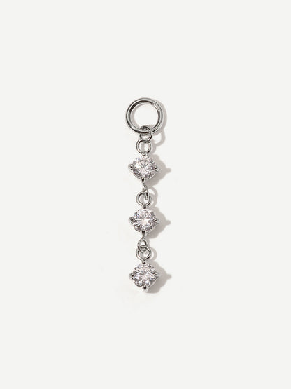 21,8x4mm Shiny Beauty Ohrring-Charm