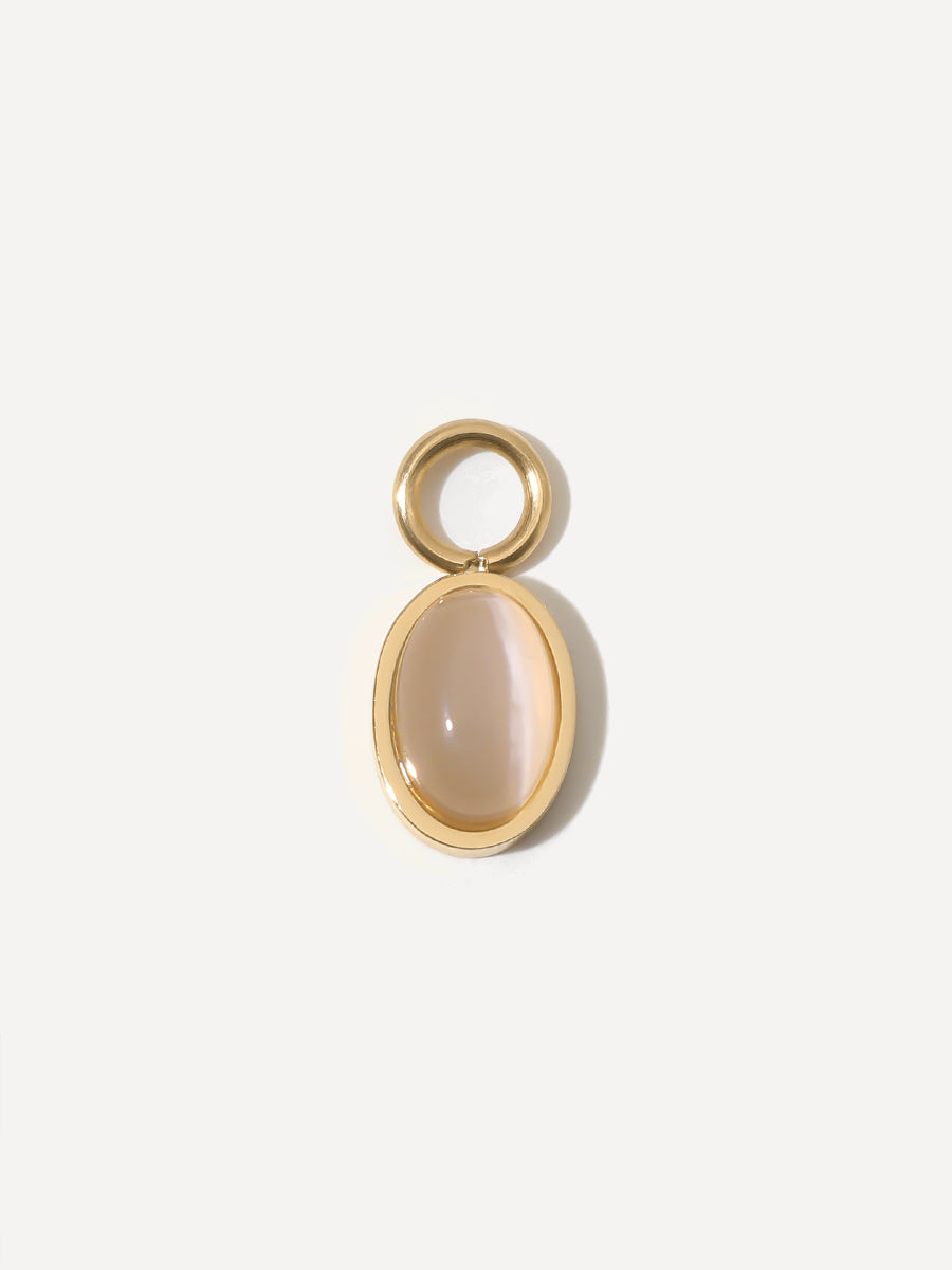 8x5,8mm Quiet Light Ohrring-Charm