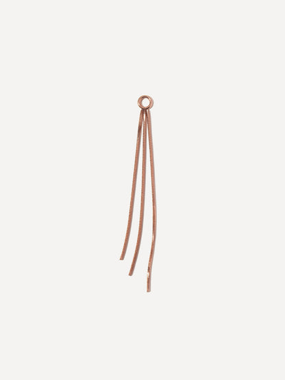 60x3mm Graceful Tassel Ohrring-Charm