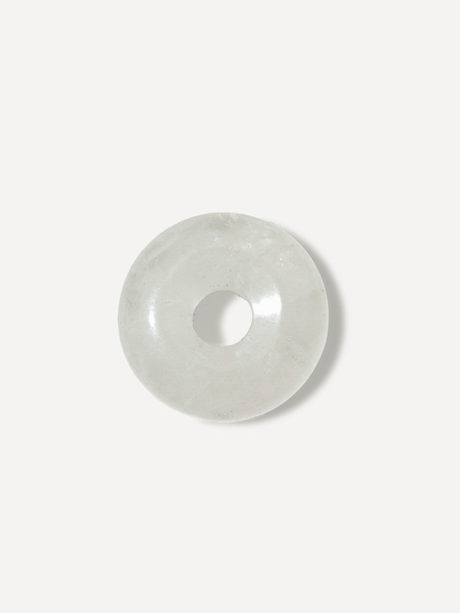 (Passend zu Ohrringen ≥ 17 mm) Dreamy Donut White Ohrring-Charm