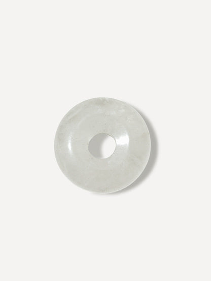 (Passend zu Ohrringen ≥ 17 mm) Dreamy Donut White Ohrring-Charm