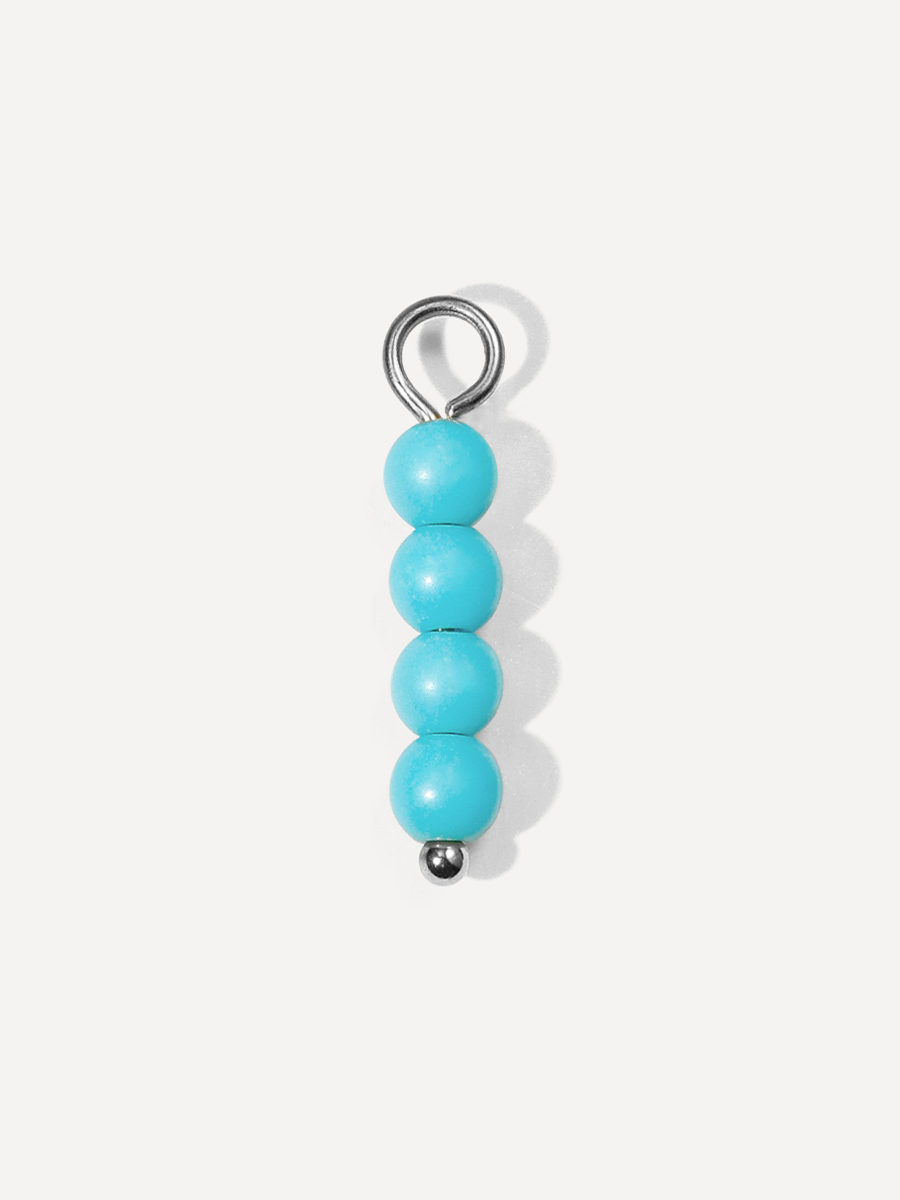 15,3x4,3mm Azure Cascade Ohrring-Charm