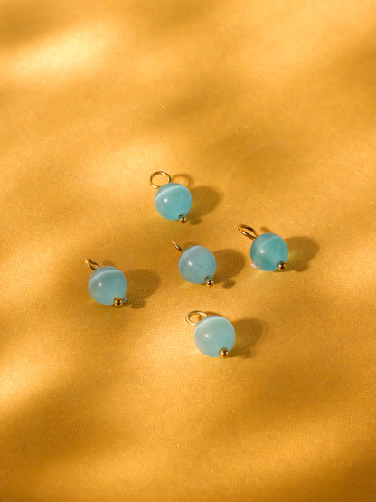 7,7mm Dreamy Sea Ohrring-Charm
