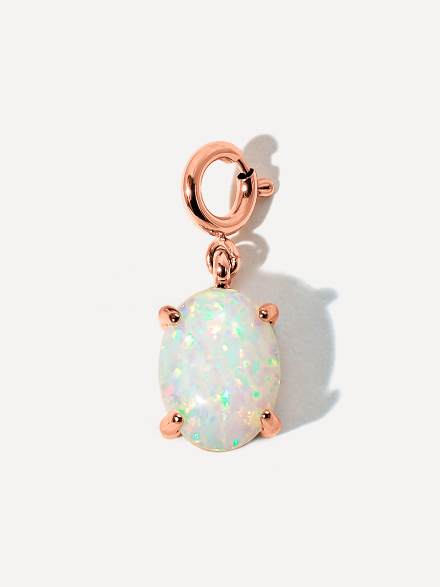 Shining Birth Opal Ketten-Charm