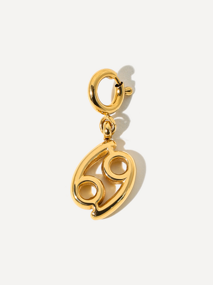 Classic Zodiac Ketten-Charm - Cancer