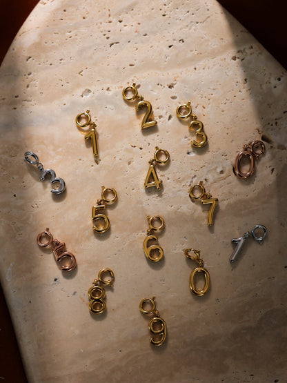 Classic Number Ketten-Charms