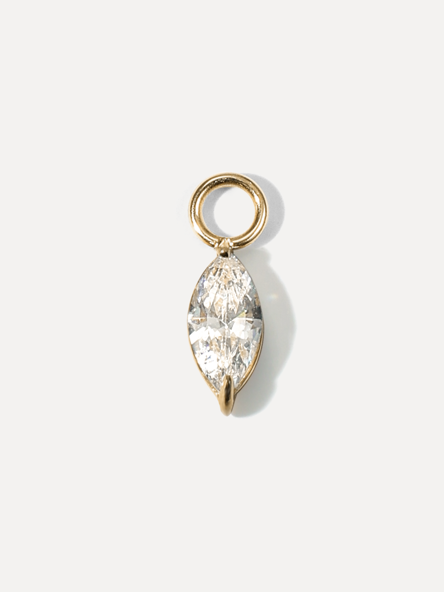 4x8mm Crystal Chic Medium Ohrring-Charm