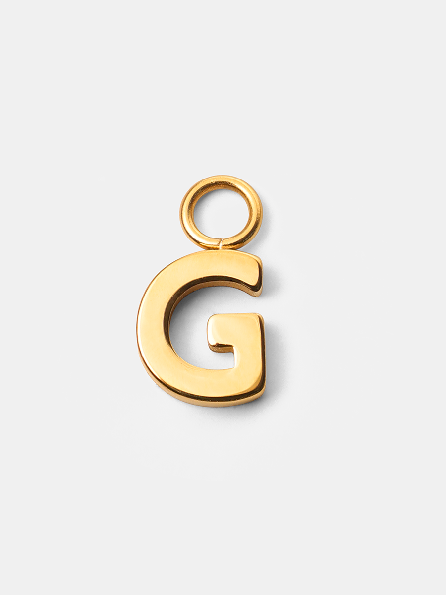 Pure Letter Ohrring-Charms