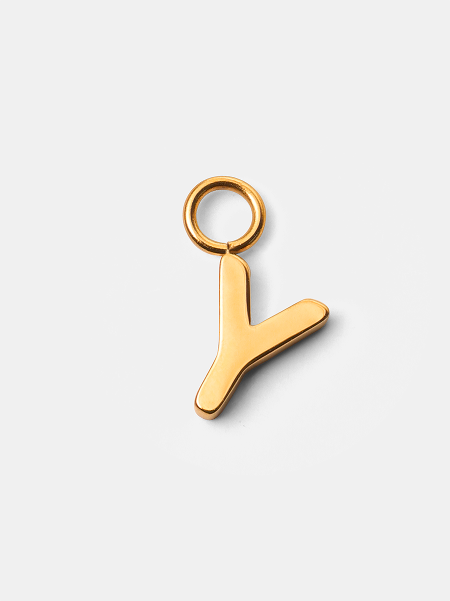 Pure Letter Ohrring-Charms