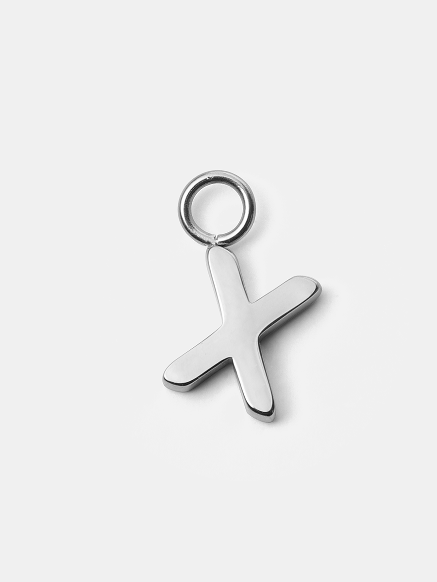 Pure Letter Ohrring-Charms