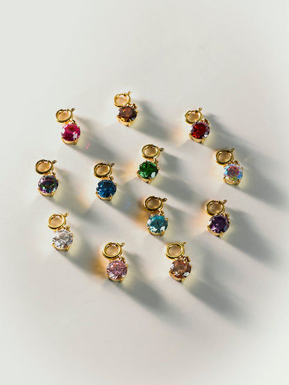 Crystal Delight Dark Red Ketten-Charm