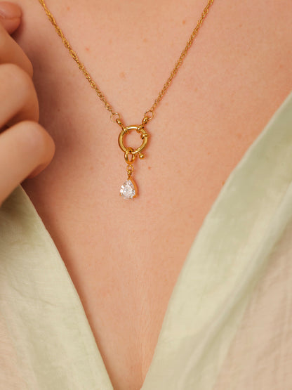 Shine Teardrop Ketten-Charm