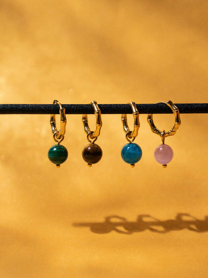 8mm Verdant Elegance Ohrring-Charm