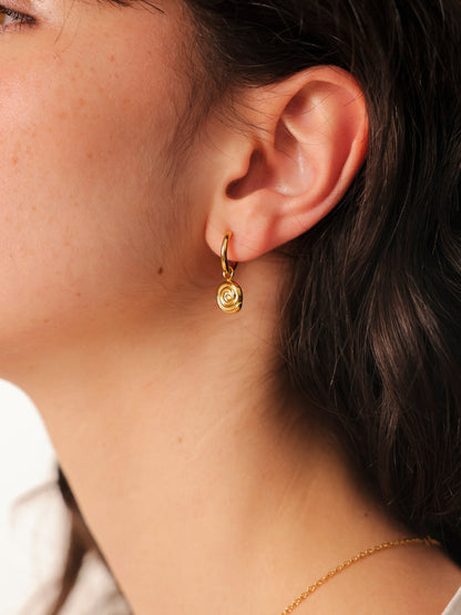 10,3mm Spiral Glow Ohrring-Charm