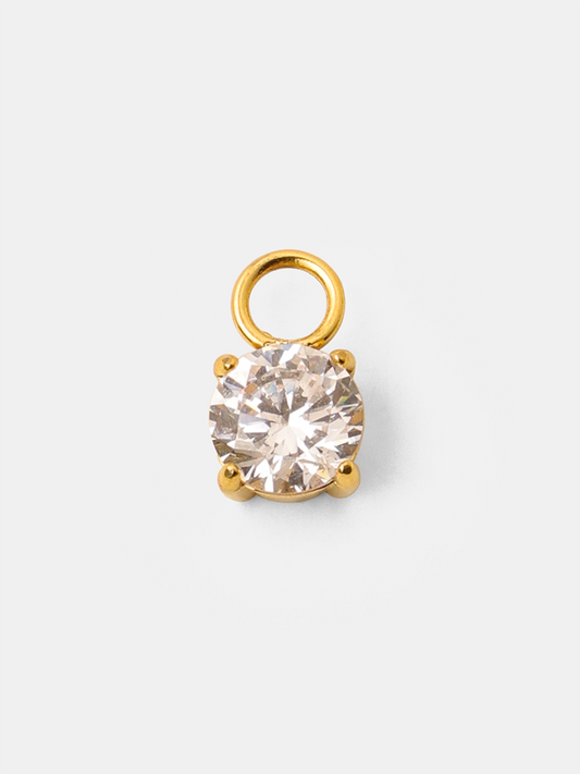 6mm Unique Sparkling Large Ohrring-Charm