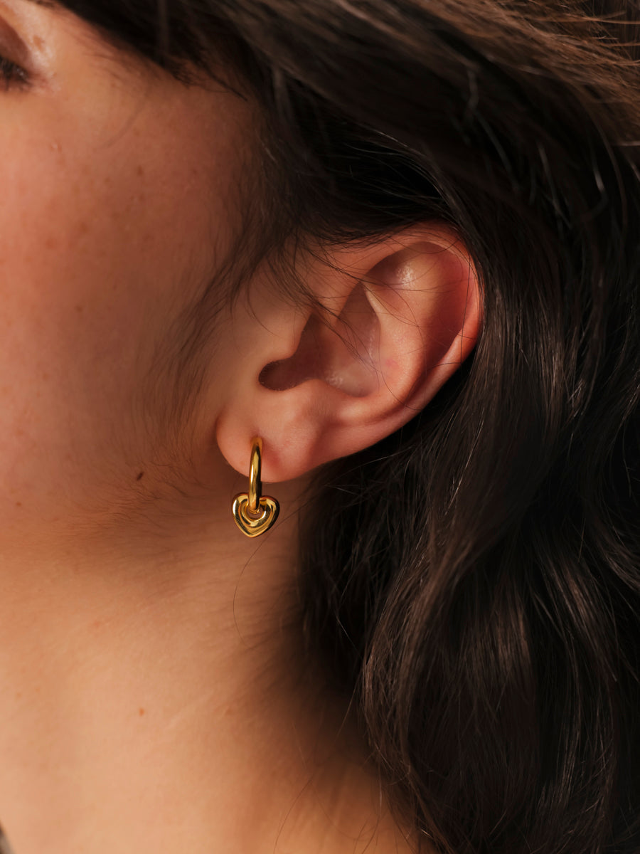 9,3×10,2mm Loving Embrace Small Ohrring-Charm