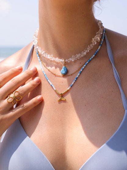 Seashell Melody Ketten-Charm