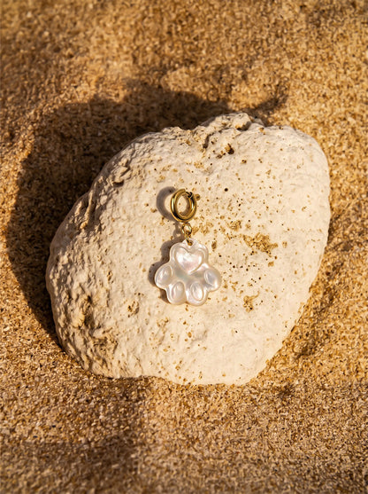 Pawprint Heart Ketten-Charm