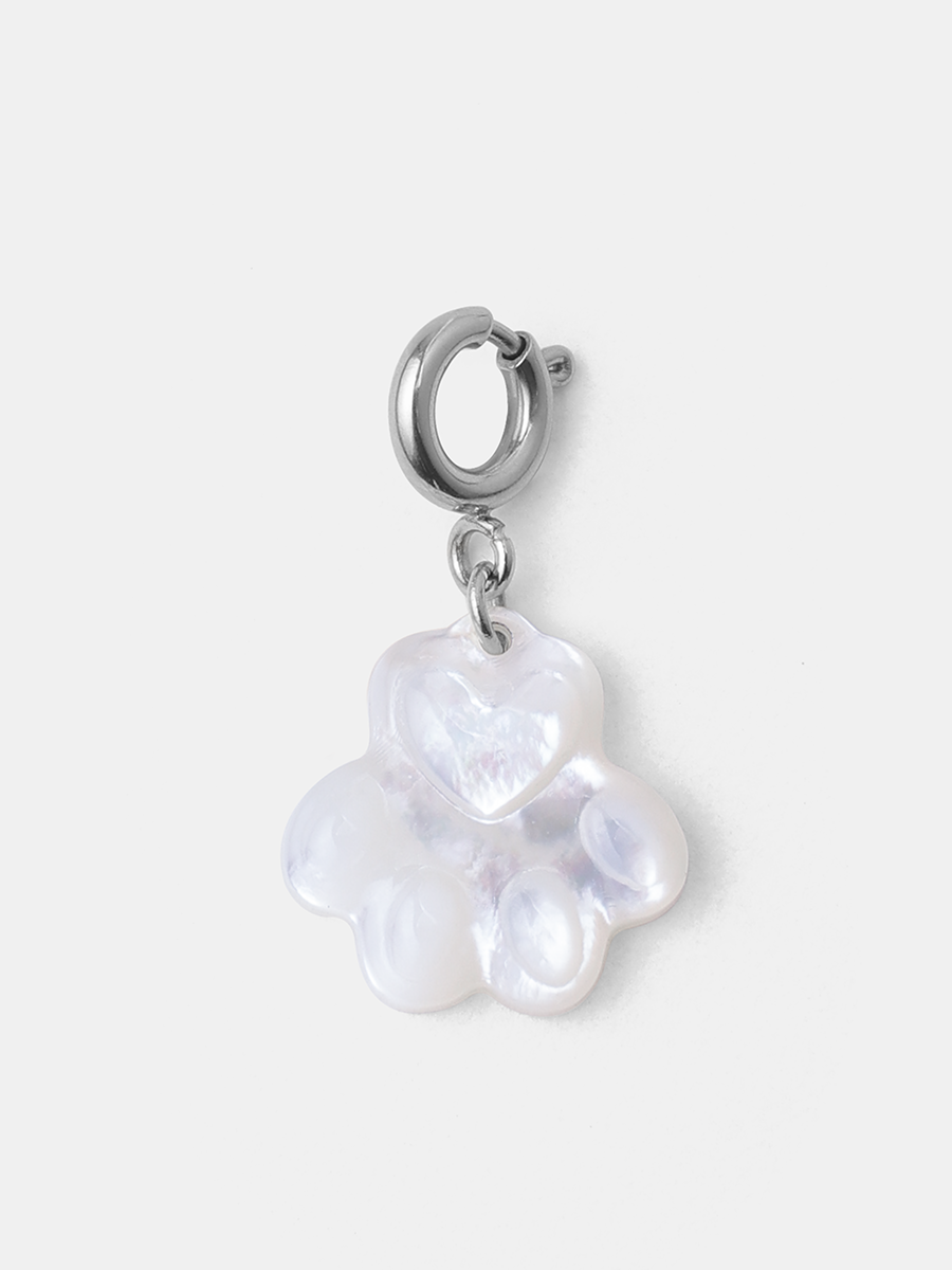 Pawprint Heart Ketten-Charm