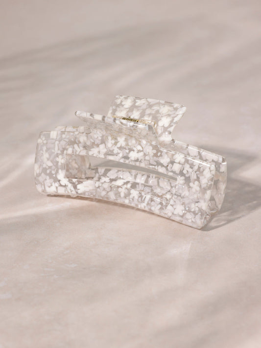 Modern Style Haarklammer White Floral