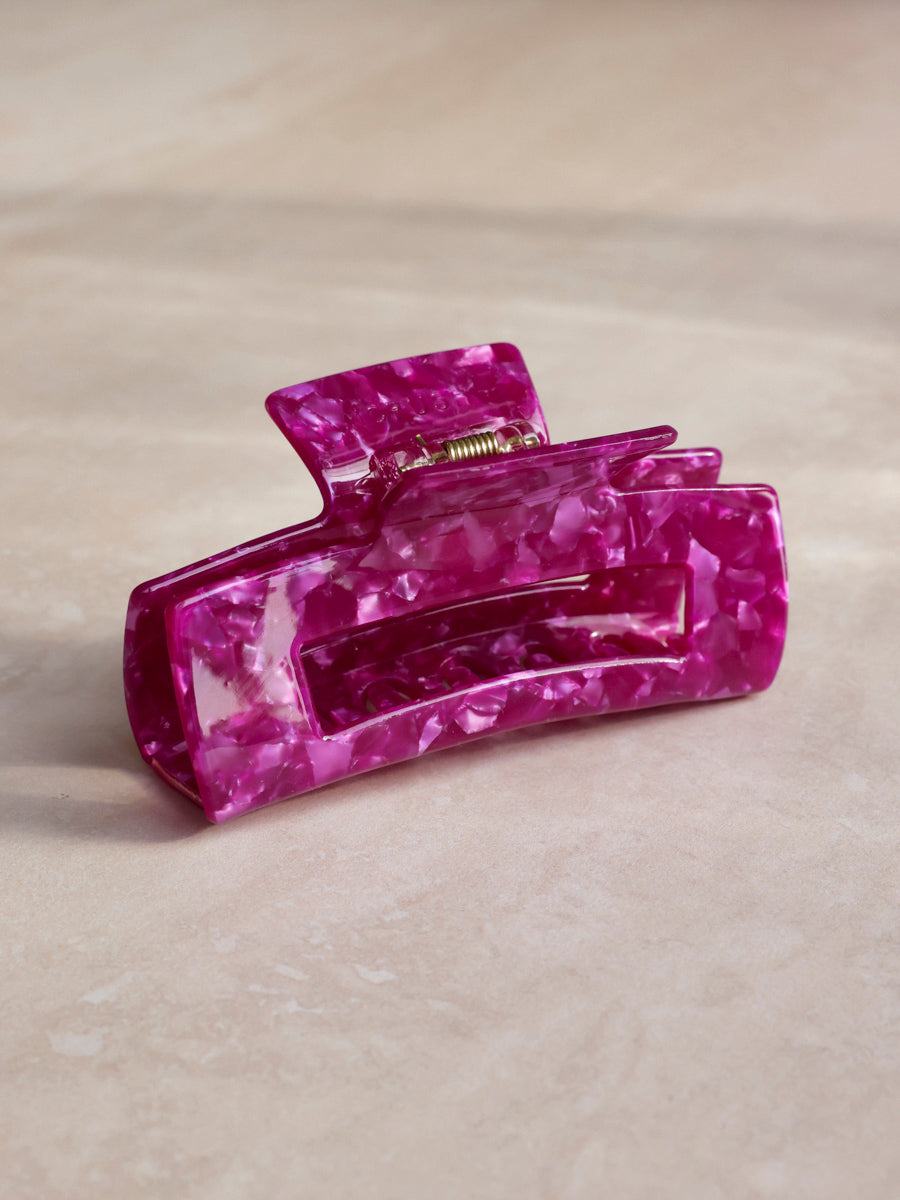Modern Style Haarklammer Dark Purple