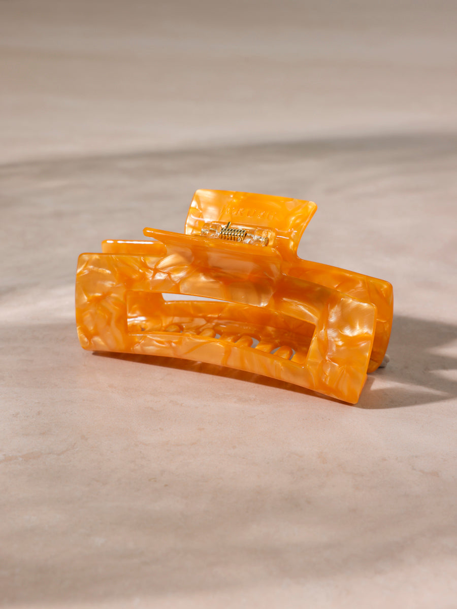 Modern Style Haarklammer Caramel Marble