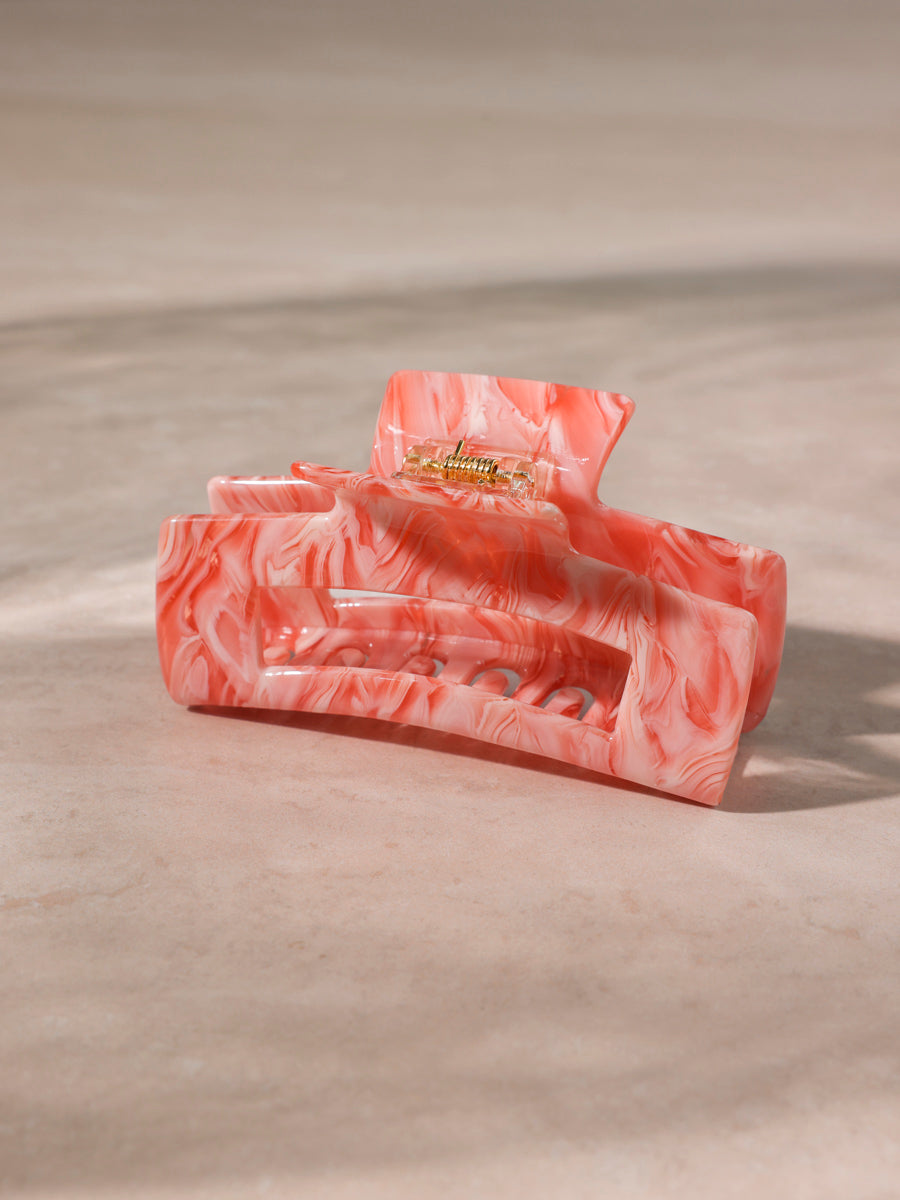 Modern Style Haarklammer Pink-orange