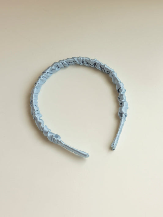 Elegant Hold Pure Silk Haarreif Blue