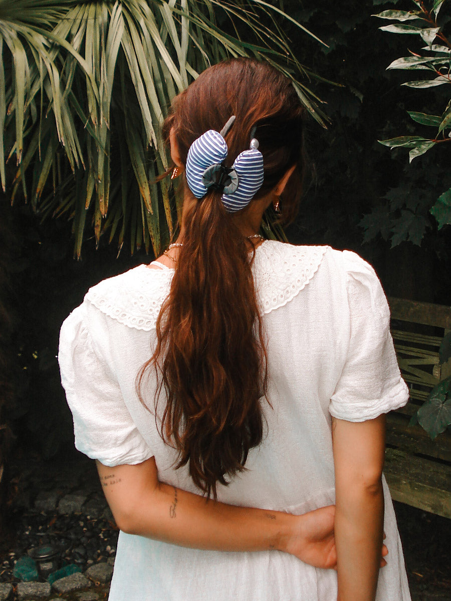 Heart Glow Blue Haarklammer