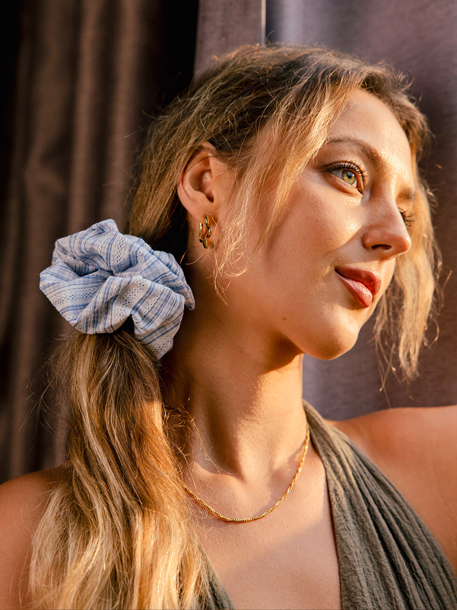 Sweet Lace Red Scrunchie
