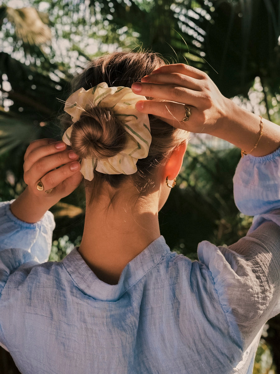 Fresh Wave Green Scrunchie