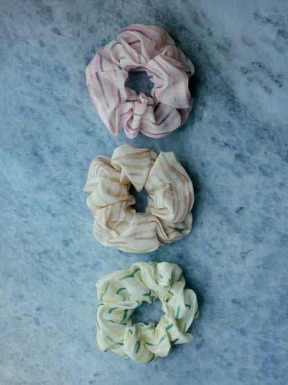 Fresh Wave Pink Scrunchie