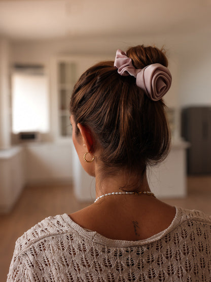 Eternal Rose Pink Scrunchie