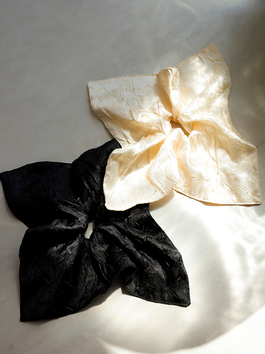 Soft Grace Black Scrunchie