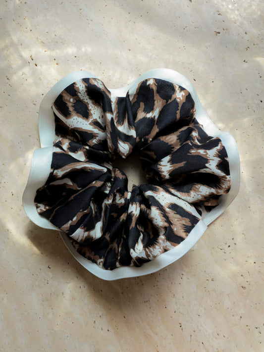 Urban Wild Leopard Scrunchie