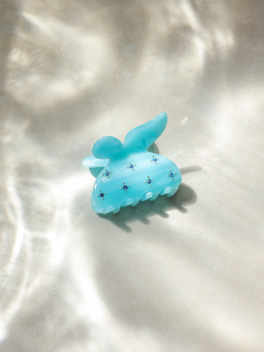 Gleam Butterfly Light Blue Haarklammer
