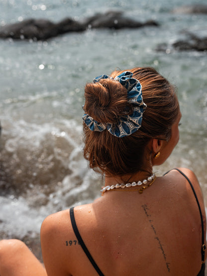 Denim Fairy Scrunchie