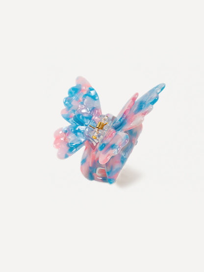 Airy Butterfly Haarklammer Blue-pink