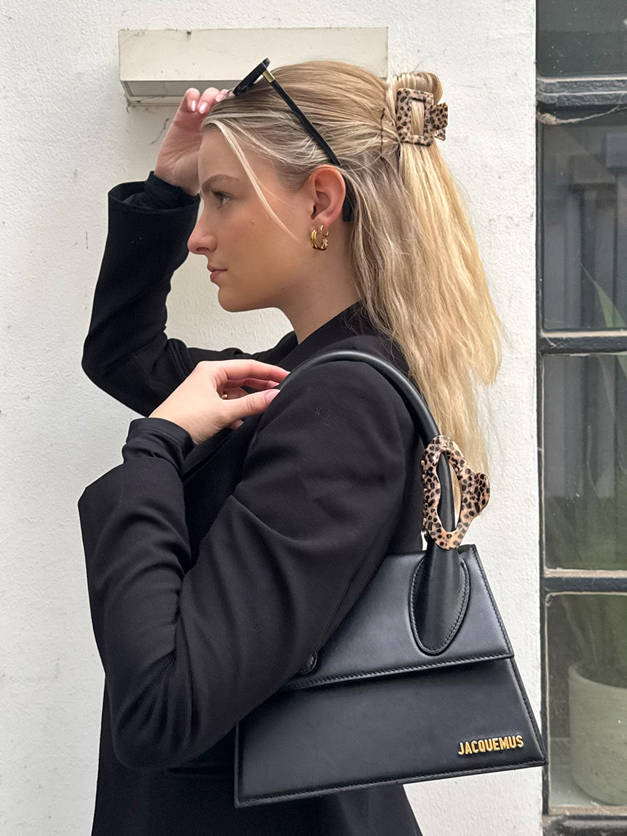 Classic Frame Haarklammer Leopard