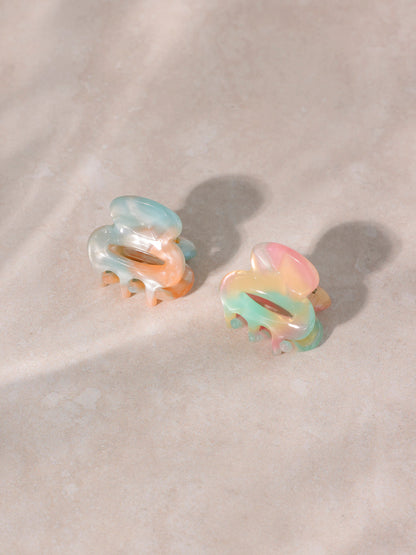 Vibrant Set Mini-Haarklammer Rainbow