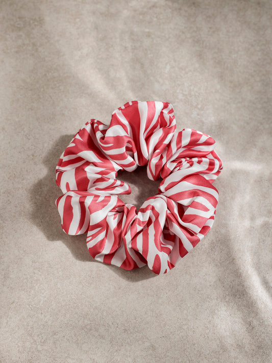 Beachy Vibe Scrunchie Red