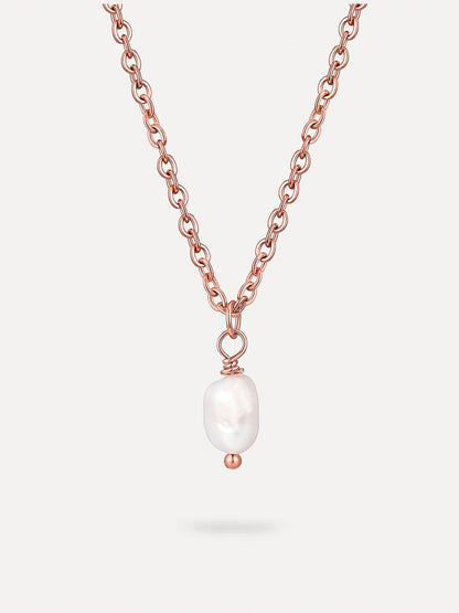 Simple Pearl Pendant Kette