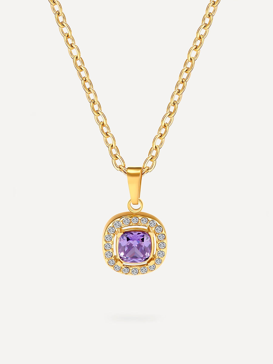Eternal Purple Square Kette