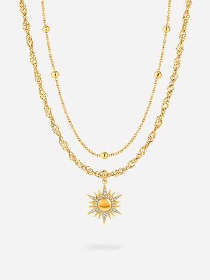 Cluster Glitter Kette