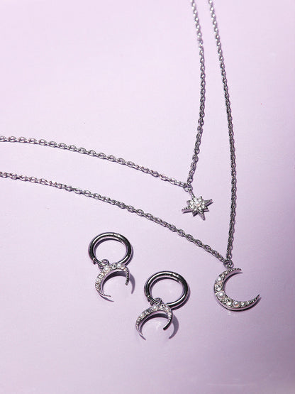 Moon Phase Crescent Ohrringe