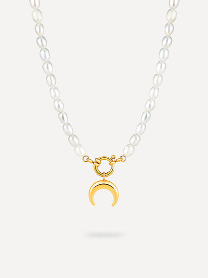 Crescent Pearl Kette